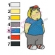 Chris Griffin Family Guy Embroidery Design 02